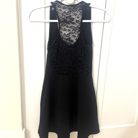 Brat Star Black Lace Mini Dress - Picture 2 of 2